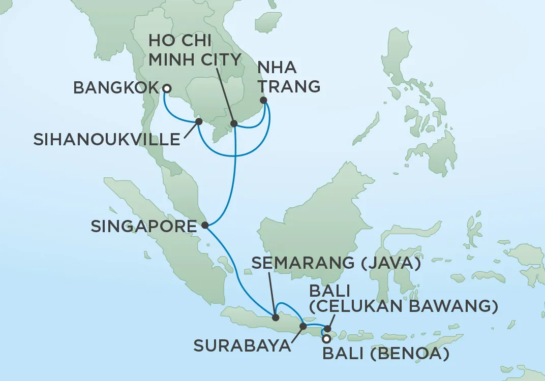 map of trip
